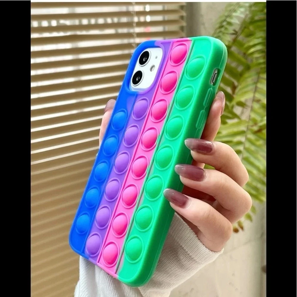 NWT- IPhone 12 Pro Case Poplt Fidget Bubble Push Pop It